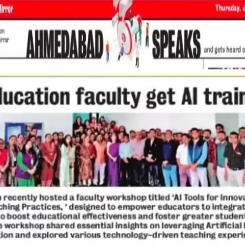Faculty Workshop on “AI Tools for Innovative and Interactive Teaching”