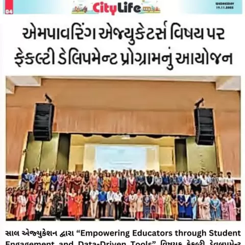 FDP on “Empowering Educators through Student Engagement and Data-Driven Tools” Held at SAL Education